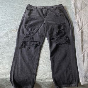 American eagle comfy stretch mom jeans size 16, only worn once